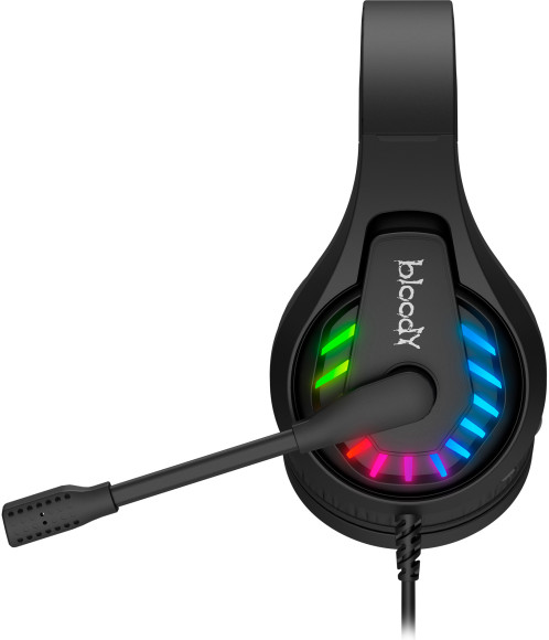 Наушники с микрофоном A4Tech Bloody G230 черный 2м накладные USB оголовье (G230) Наушники с микрофоном A4Tech Bloody G230 черный 2м накладные USB оголовье (G230)