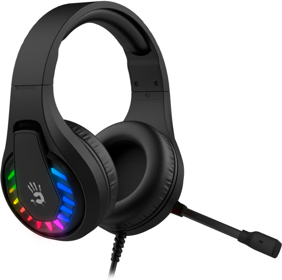 Наушники с микрофоном A4Tech Bloody G230 черный 2м накладные USB оголовье (G230) Наушники с микрофоном A4Tech Bloody G230 черный 2м накладные USB оголовье (G230)