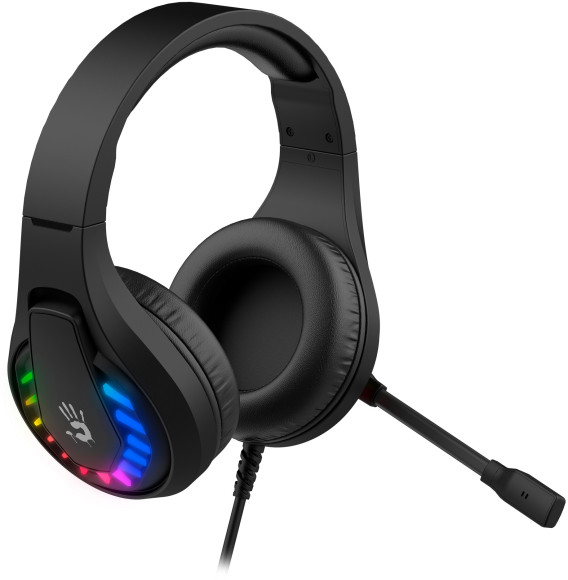 Наушники с микрофоном A4Tech Bloody G230 черный 2м накладные USB оголовье (G230) Наушники с микрофоном A4Tech Bloody G230 черный 2м накладные USB оголовье (G230)