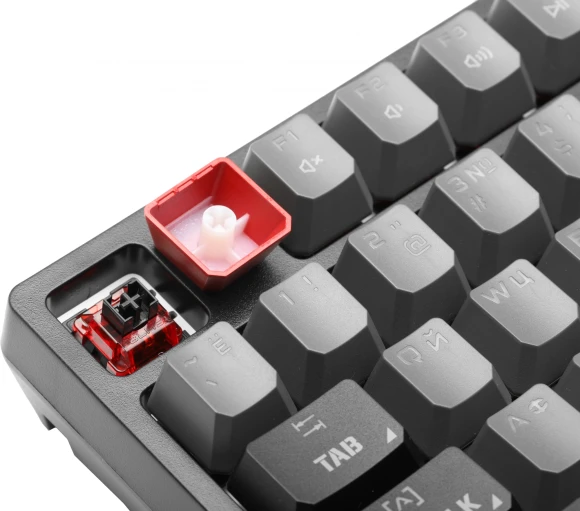 Клавиатура A4Tech Bloody S87 Energy механическая черный USB for gamer LED (S87 USB ENERGY RED) кабель 1.8м