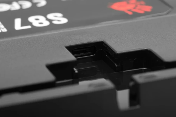 Клавиатура A4Tech Bloody S87 Energy механическая черный USB for gamer LED (S87 USB ENERGY RED) кабель 1.8м