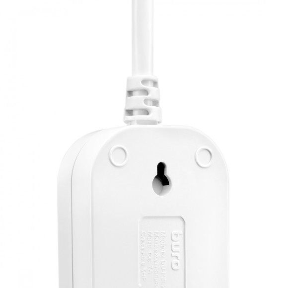 Сетевой удлинитель Buro BU-PSL2.5/W 5м (2 розетки) белый (пакет ПЭ)