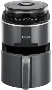 Аэрогриль Kitfort КТ-8155 4.5л 1500Вт серый