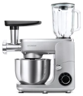 Кухонная машина Hyundai HYMS7651 планетар.вращ. 1400Вт серебристый Кухонная машина Hyundai HYMS7651 планетар.вращ. 1400Вт серебристый