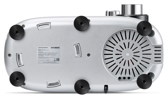 Кухонная машина Hyundai HYMS7651 планетар.вращ. 1400Вт серебристый