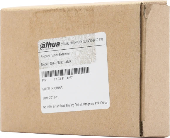 Приемопередатчик Dahua DH-PFM801-4MP Приемопередатчик Dahua DH-PFM801-4MP