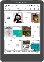 Электронная книга Digma pro Cosmic 6 6" E-Ink Kaleido 3 1072x1448 Touch Screen 1.8Ghz 3072/32Gb/SD/microSDHC/подсветка дисплея темно-серый (в компл.:обложка)