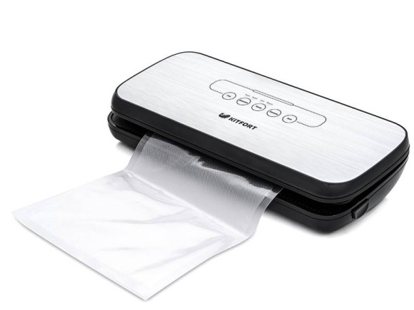 Вакуумный упаковщик Kitfort КТ-1502-2 110Вт черный/серый