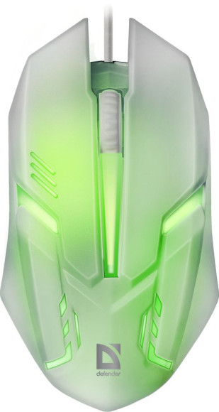 Мышь Defender Warlock GM-709L черный оптическая 2400dpi беспров. USB 7but (52709)