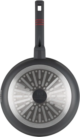 Сковорода Rondell Stripes RDA-1613 круглая 26см покрытие: Xylan Plus ручка несъемная (без крышки) серый Сковорода Rondell Stripes RDA-1613 круглая 26см покрытие: Xylan Plus ручка несъемная (без крышки) серый