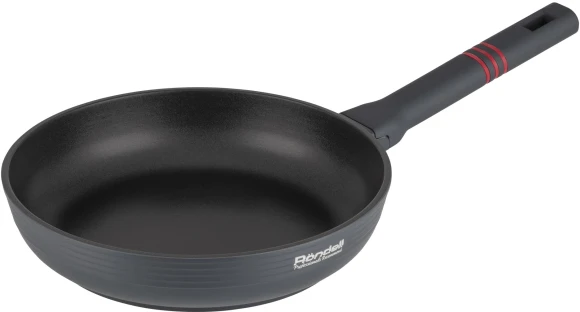 Сковорода Rondell Stripes RDA-1613 круглая 26см покрытие: Xylan Plus ручка несъемная (без крышки) серый Сковорода Rondell Stripes RDA-1613 круглая 26см покрытие: Xylan Plus ручка несъемная (без крышки) серый