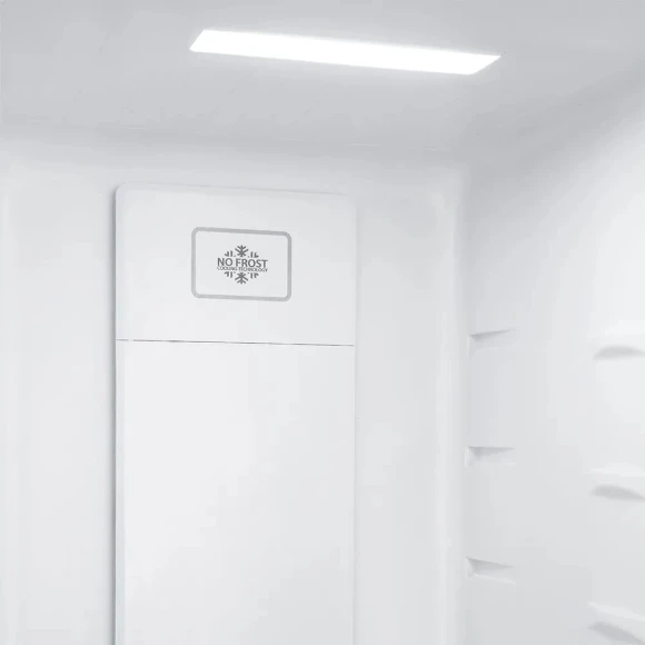 Холодильник Weissgauff WRK 185 Total NoFrost Inverter Inox 2-хкамерн. нержавеющая сталь инвертер