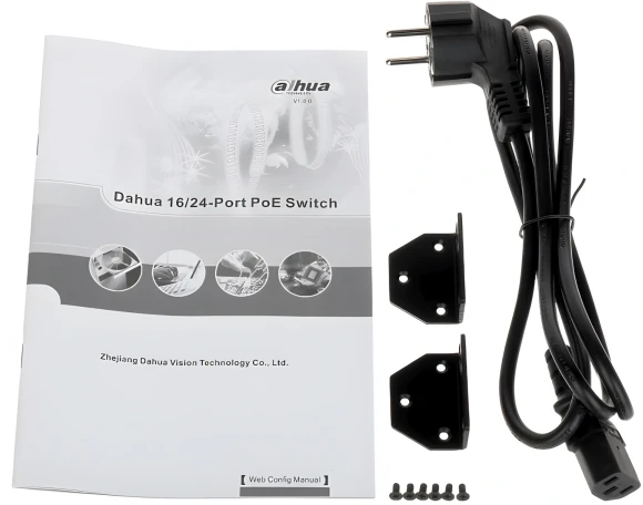 Коммутатор Dahua DH-PFS4218-16ET-190 (L2) 16x100Мбит/с 2x1Гбит/с 2xКомбо(1000BASE-T/SFP) 16PoE управляемый Коммутатор Dahua DH-PFS4218-16ET-190 (L2) 16x100Мбит/с 2x1Гбит/с 2xКомбо(1000BASE-T/SFP) 16PoE управляемый