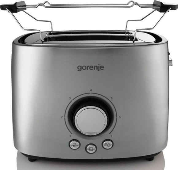 Тостер Gorenje T1000E 1000Вт серебристый/черный