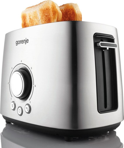 Тостер Gorenje T1000E 1000Вт серебристый/черный