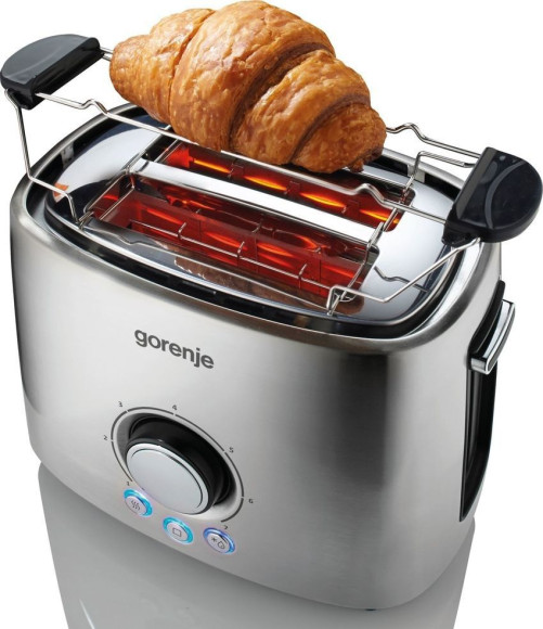 Тостер Gorenje T1000E 1000Вт серебристый/черный