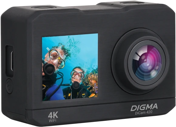 Экшн-камера Digma DiCam 420 черный Экшн-камера Digma DiCam 420 черный