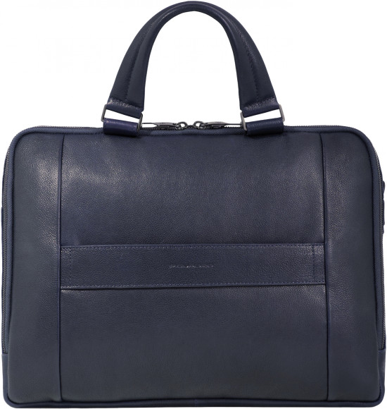 Деловая сумка Piquadro Carl CA4098S129/BLU с отделением для ноутбука 14" темно-синяя натур.кожа Деловая сумка Piquadro Carl CA4098S129/BLU с отделением для ноутбука 14" темно-синяя натур.кожа