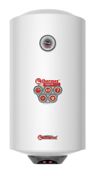 Водонагреватель Thermex Praktik 80 V 2.5кВт 80л электрический настенный/белый