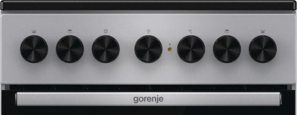 Плита Электрическая Gorenje GEC5B20SG серебристый стеклокерамика (без крышки) Плита Электрическая Gorenje GEC5B20SG серебристый стеклокерамика (без крышки)