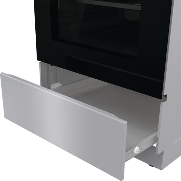 Плита Электрическая Gorenje GEC5B20SG серебристый стеклокерамика (без крышки) Плита Электрическая Gorenje GEC5B20SG серебристый стеклокерамика (без крышки)