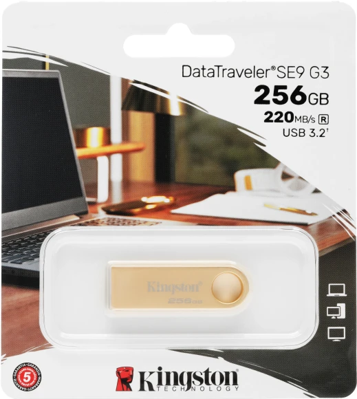 Флеш Диск Kingston 256GB DataTraveler SE9 DTSE9G3/256GB USB3.0 золотистый Флеш Диск Kingston 256GB DataTraveler SE9 DTSE9G3/256GB USB3.0 золотистый