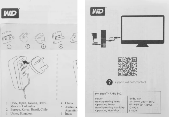 Жесткий диск WD USB3.0 12.2TB WDBBGB0120HBK-EESN My Book 3.5" черный Жесткий диск WD USB3.0 12.2TB WDBBGB0120HBK-EESN My Book 3.5" черный
