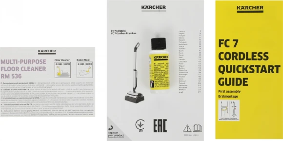 Электрошвабра Karcher FC 7 Cordless белый