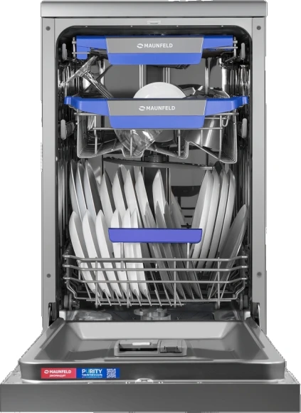 Посудомоечная машина Maunfeld MWF45331S Inverter нержавеющая сталь (узкая) инвертор