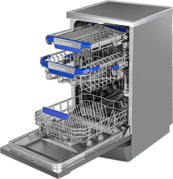 Посудомоечная машина Maunfeld MWF45331S Inverter нержавеющая сталь (узкая) инвертор