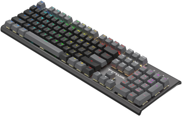 Клавиатура A4Tech Fstyler FS100 Neon механическая черный USB for gamer LED (FS100) кабель 1.8м