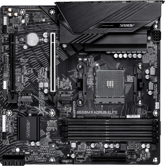 Материнская плата Gigabyte B850 A ELITE-P ICE Socket AM5 AMD B850 4xDDR5 ATX AC`97 8ch(7.1) 5Gigabit RAID+HDMI