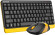 Клавиатура + мышь A4Tech Fstyler FG1110 клав:черный/желтый мышь:черный/желтый USB беспроводная Multimedia (FG1110 BUMBLEBEE) Клавиатура + мышь A4Tech Fstyler FG1110 клав:черный/желтый мышь:черный/желтый USB беспроводная Multimedia (FG1110 BUMBLEBEE)