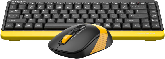 Клавиатура + мышь A4Tech Fstyler FG1110 клав:черный/желтый мышь:черный/желтый USB беспроводная Multimedia (FG1110 BUMBLEBEE) Клавиатура + мышь A4Tech Fstyler FG1110 клав:черный/желтый мышь:черный/желтый USB беспроводная Multimedia (FG1110 BUMBLEBEE)
