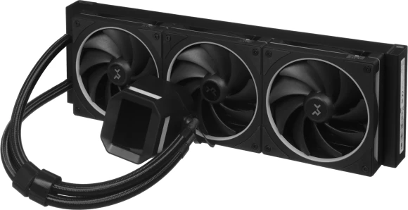 Система водяного охлаждения Deepcool LM360 ARGB Soc-AM5/AM4/1200/1700/1851 черный 4-pin 19-36dB Al LCD 250W 1729gr Ret (R-LM360-BKDMMC-1)