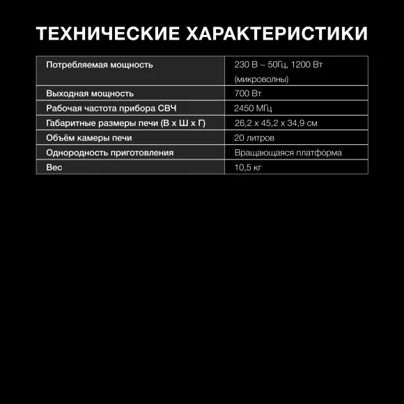 Микроволновая Печь Hyundai HYM-M2043 20л. 700Вт белый/черный Микроволновая Печь Hyundai HYM-M2043 20л. 700Вт белый/черный