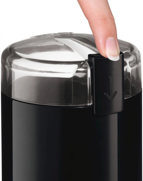 Кофемолка Bosch TSM6A013B 180Вт сист.помол.:ротац.нож вместим.:75гр черный Кофемолка Bosch TSM6A013B 180Вт сист.помол.:ротац.нож вместим.:75гр черный