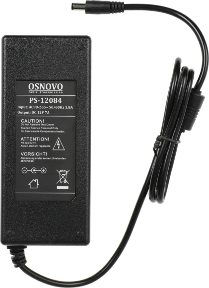 Блок питания AC/DC Osnovo PS-12084 12В Блок питания AC/DC Osnovo PS-12084 12В