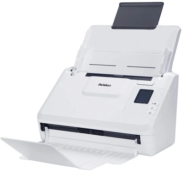 Сканер протяжный Avision AD340GN (000-1003-02G) A4 белый