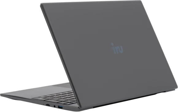 Ноутбук IRU Калибр 15PH Ryzen 5 5500U 8Gb SSD256Gb AMD Radeon Graphics 15.6" IPS FHD (1920x1080) FreeDOS black WiFi BT Cam 4350mAh (2054000)
