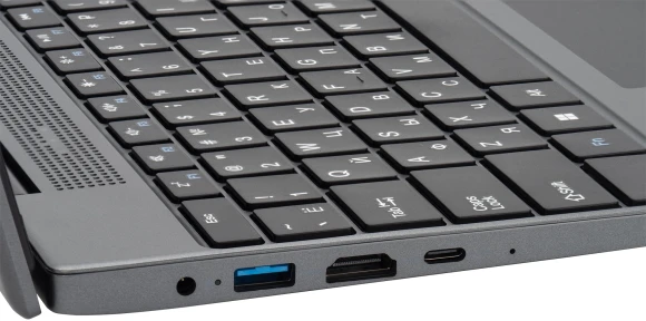 Ноутбук IRU Калибр 15PH Ryzen 5 5500U 8Gb SSD256Gb AMD Radeon Graphics 15.6" IPS FHD (1920x1080) FreeDOS black WiFi BT Cam 4350mAh (2054000)