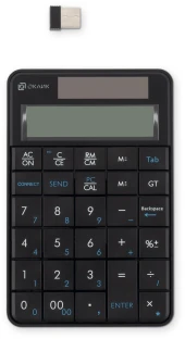 Числовой блок Оклик K604W черный USB беспроводная slim для ноутбука (1979325) Числовой блок Оклик K604W черный USB беспроводная slim для ноутбука (1979325)