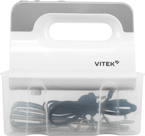 Миксер ручной Vitek VT-HM5001 800Вт белый/серебристый Миксер ручной Vitek VT-HM5001 800Вт белый/серебристый