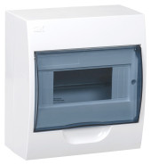 Щит распределительный IEK MKP12-N-08-40-20 ЩРН-П-8 для установки модульных устройств навесной 184мм 97мм 200мм 660B 8мод. пластик IP41 белый (упак.:1шт)