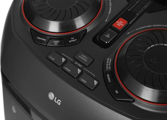 Минисистема LG XBOOM OL75DK черный 600Вт CD CDRW DVD DVDRW FM USB BT