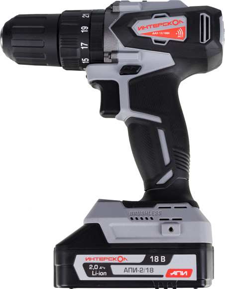 Дрель-шуруповерт Интерскол ДАУ-13/18ВК аккум. патрон:быстрозажимной (кейс в комплекте) (573.2.2.70) Дрель-шуруповерт Интерскол ДАУ-13/18ВК аккум. патрон:быстрозажимной (кейс в комплекте) (573.2.2.70)