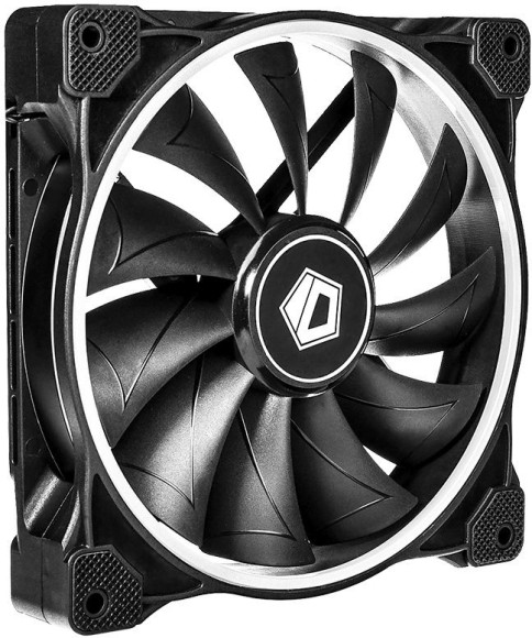 Вентилятор для корпуса ID-Cooling ZF-14025 ARGB 140х140x25 черный 4-pin 37дБ (ZF-14025-ARGB) Ret