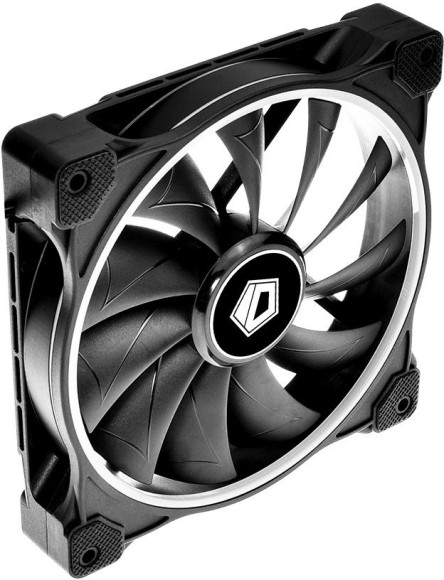 Вентилятор для корпуса ID-Cooling ZF-14025 ARGB 140х140x25 черный 4-pin 37дБ (ZF-14025-ARGB) Ret
