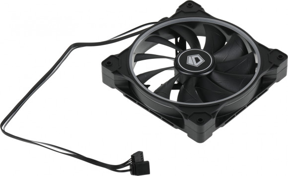 Вентилятор для корпуса ID-Cooling ZF-14025 ARGB 140х140x25 черный 4-pin 37дБ (ZF-14025-ARGB) Ret