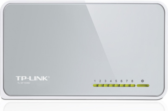 Коммутатор TP-Link TL-SF1008D (L2) 8x100Мбит/с неуправляемый Коммутатор TP-Link TL-SF1008D (L2) 8x100Мбит/с неуправляемый
